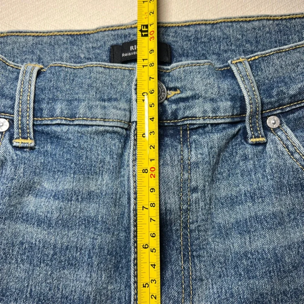 True Religion Ricky Relaxed Straight Jeans Mens 40 Medium Wash Blue Denim